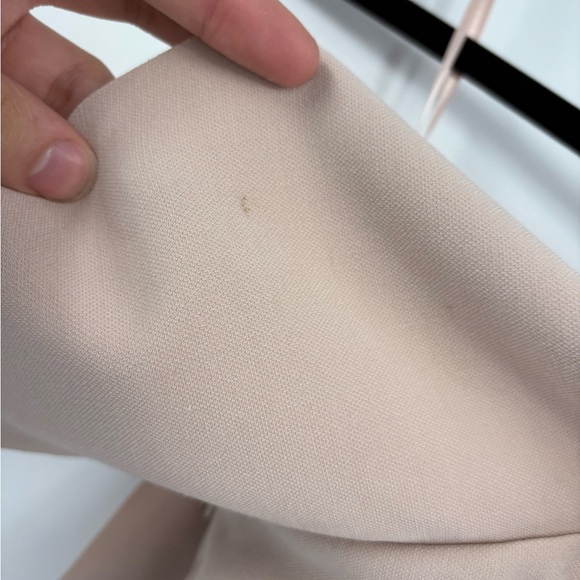 Elizabeth and James one shoulder pink ruffle sheath Jerard ponte Dress size 2 - Picture 10 of 16